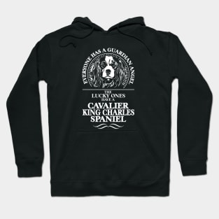 Cavalier King Charles Spaniel Guardian Angel dog saying Hoodie